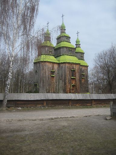 The 'village' church (after the Dnieper village Zarubyntsi, in the Cherkassy region, 1742)