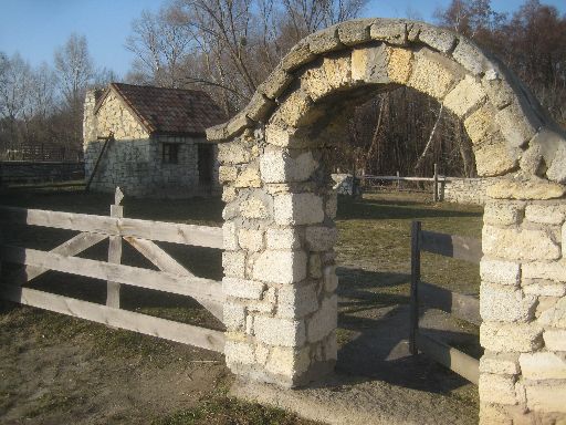 Courtyard, south Ukraine 'village' (after a farmstead of Mykhailivka village)