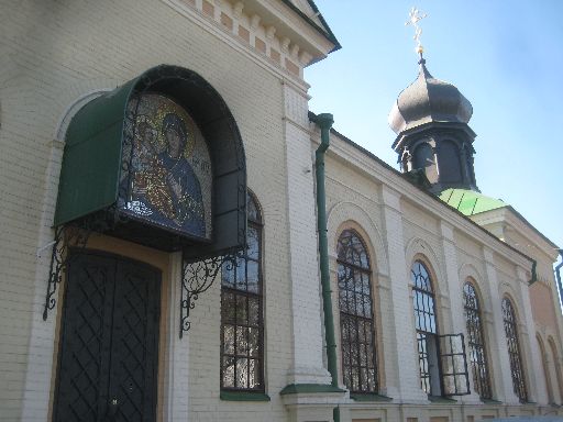 Monastery church up close